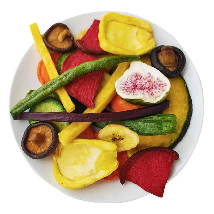 Hot Sales Vacuum Fried Crispy Snack Fruit And Vegetables Chips