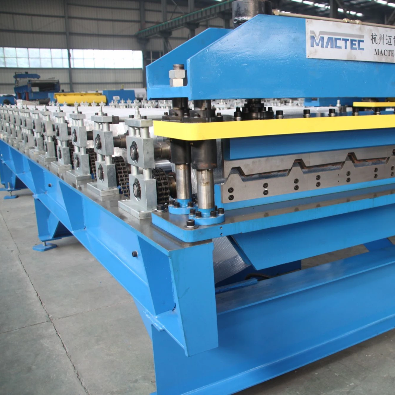 manufacturer arch bend trapezoidal sheet roof roll forming Line curving machine for steel profile