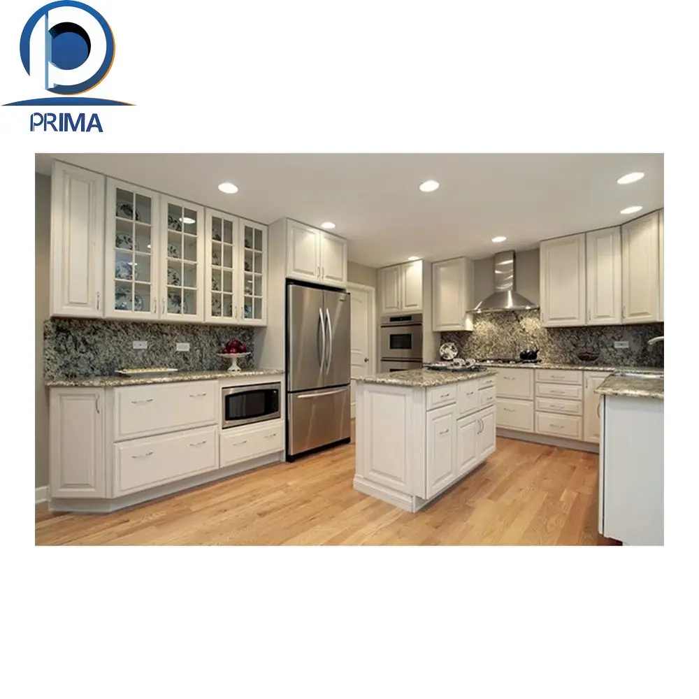 Modern Wooden Furniture Shaker Style Solid Wooden Kitchen Cabinet