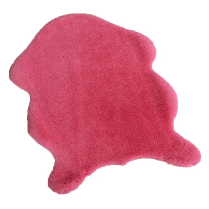 2023 Hot Selling Super Soft Shaggy Faux Rabbit Fur Rugs for Girl Room Floor Area Carpets and Rugs for Living Room