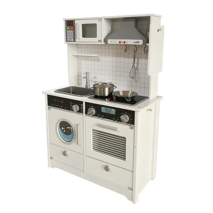 Kids Play Wooden Kitchen For Children Top Quality Children Kitchen Sets Children Pretend Role Play Kitchen Toy Set