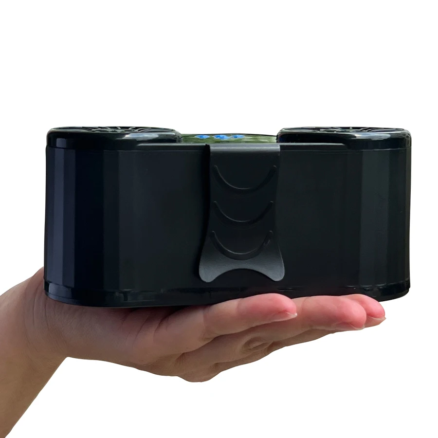 2024 Innovation Trend Multi functional Portable Waist Clip Fan Power Bank Rechargeable mini Fan With Bluetooth Speaker