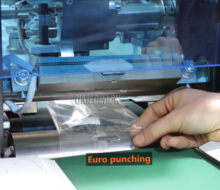 
UMEOPACK manual flow sachet horizontal wrap toothbrush plastic spoon cutlery form fill seal pillow packing machine 