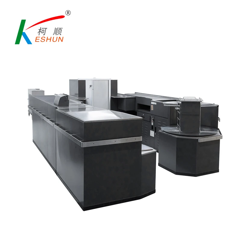 cash desk checkout counter  desk 2021 new style supermarket equipment