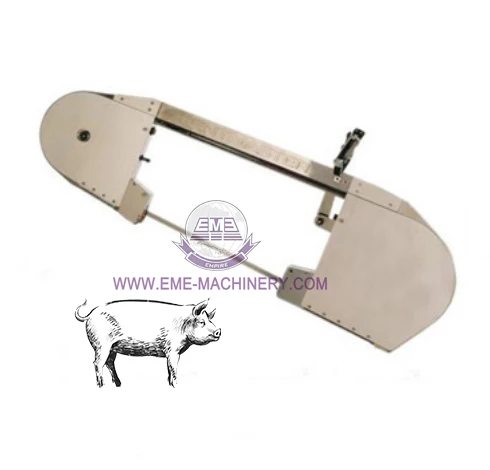 Completed Production Line Slaughter House Machinery Half Carcass Band Splitting Saw For Abattoir Equipment