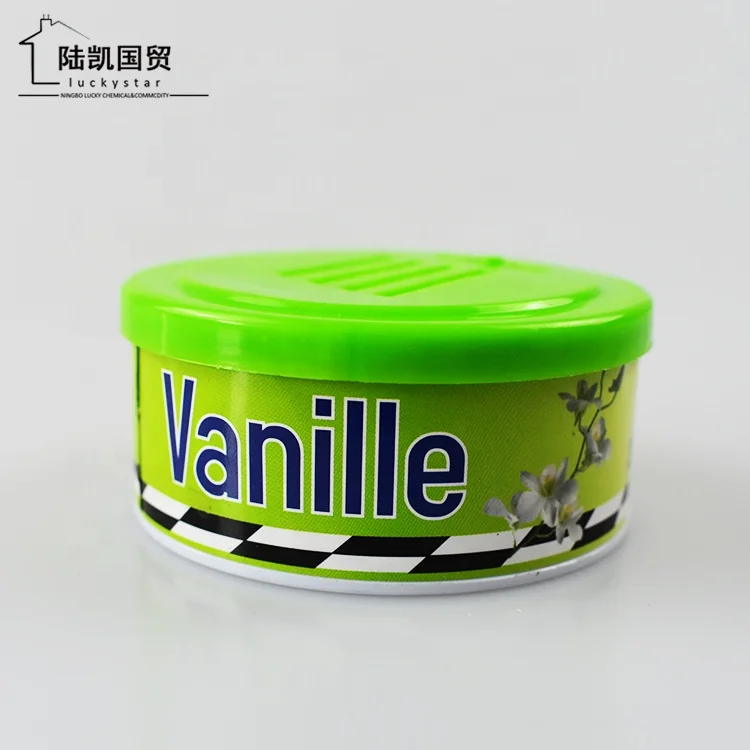 
hot sell 1pcs small circular canned gel air freshener for home 