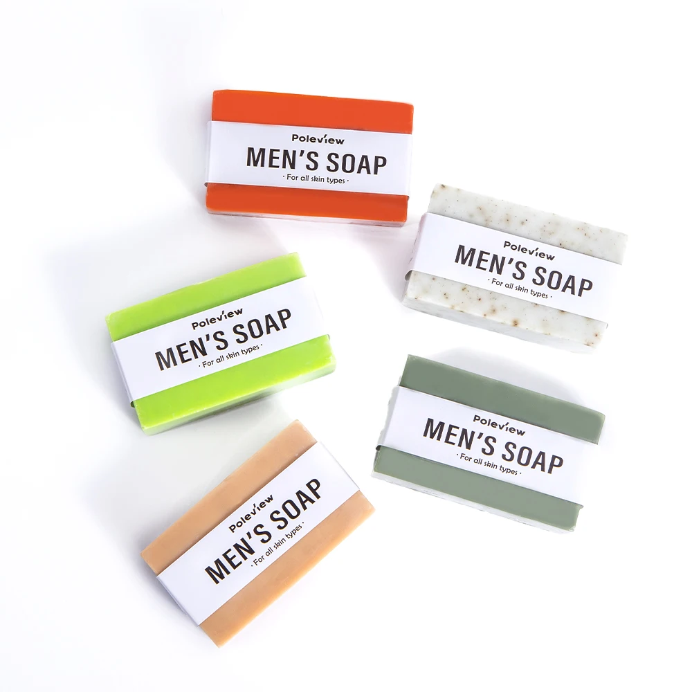 New Trends Private Label Organic Handmade Mens Bath Soap with Hot Process
