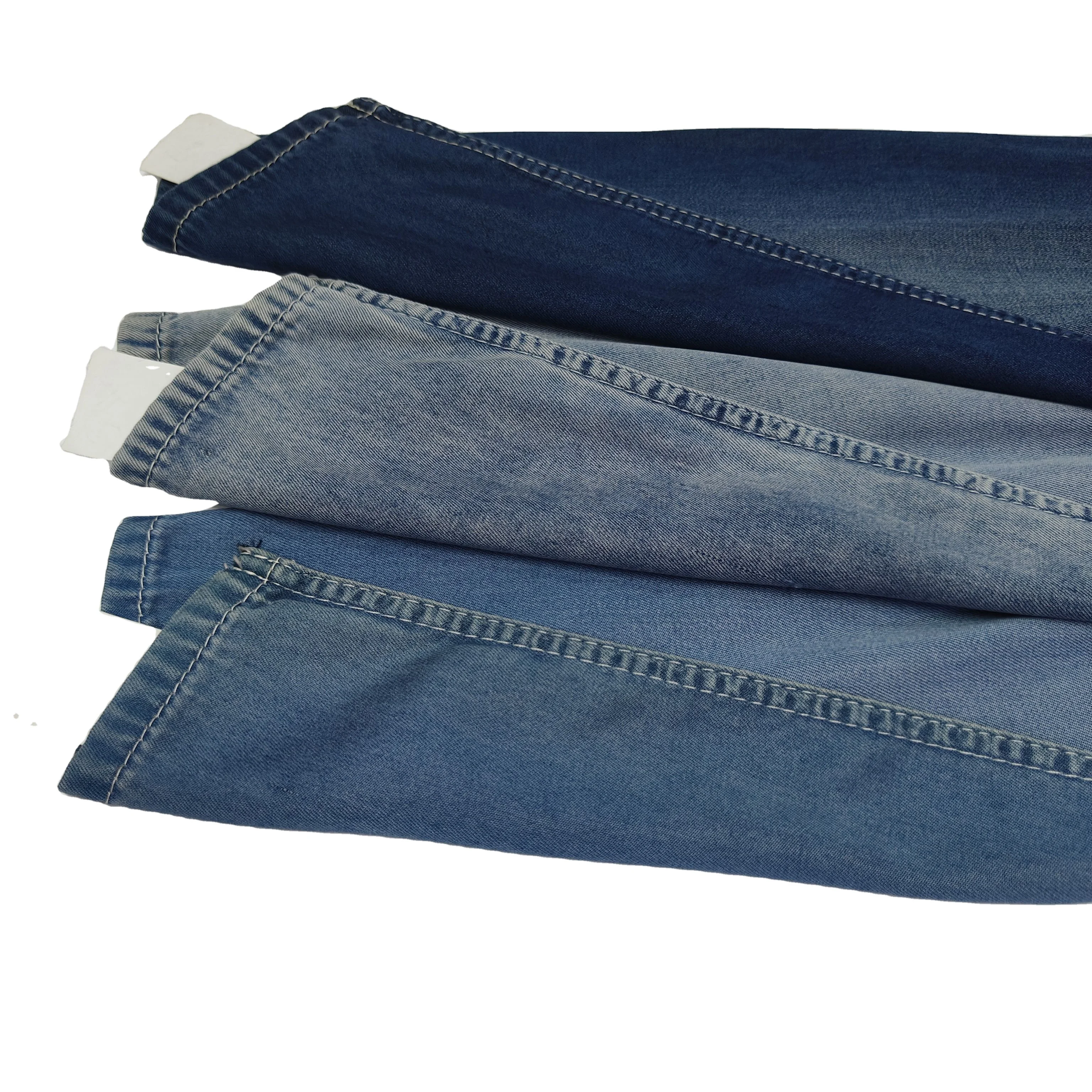 Authentic Denim Textile: 100%Tencel 7.5oz Blue Jeans Fabric
