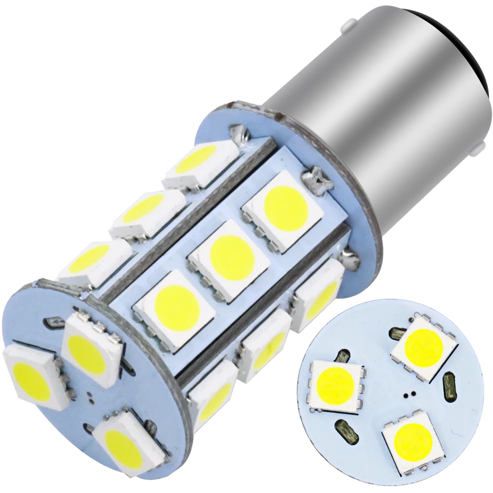Прямые продажи с фабрики 198LM 1157 BA15D LED 5050 18SMD Авто белый шарик может занять от 10 до 30V навигация морской лодка свет DJ160-Marine