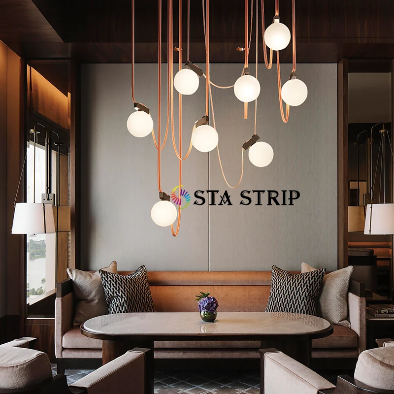 Woven Track Lights Flexible Free Movement Soft Linear Belt Connection Rail Lighting System Dimmable Flexibility Led Track Light