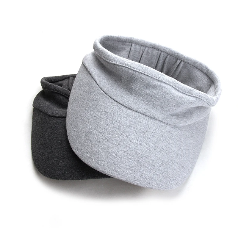 Manufacturer running beach men women elastic sunscreen custom logo sun visor hat empty top golf