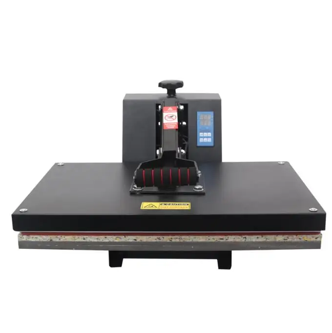 Semi-Automatic T-Shirt Heat Transfer Machine 40*60 Flatbed Ironing Press Manual Equipment with Digital Flat Iron