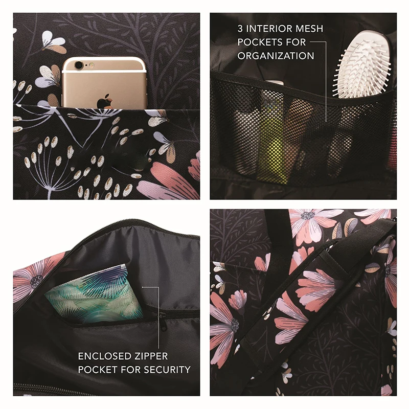 Регулируемый плечевой ремень, женская сумка, спортивная сумка с разделением обуви, дорожная сумка