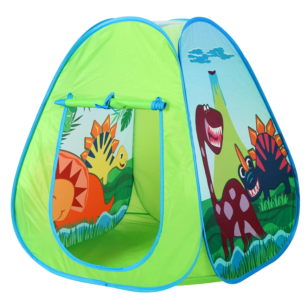 Indoor Children Kids Tunnel Play Tent Toy Play House Plastic Sea Ball  Kids Play Tent With Tunnel Dinosaur tent