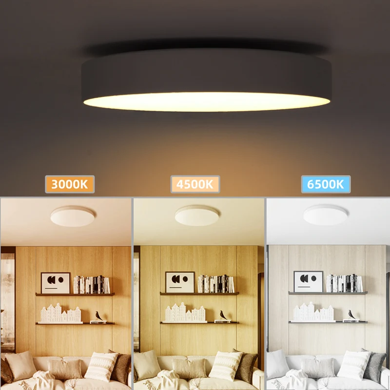 KEOU Easy To Install Durable Aluminum Shell 24W 36W 48W Living Room LED Ceiling Light