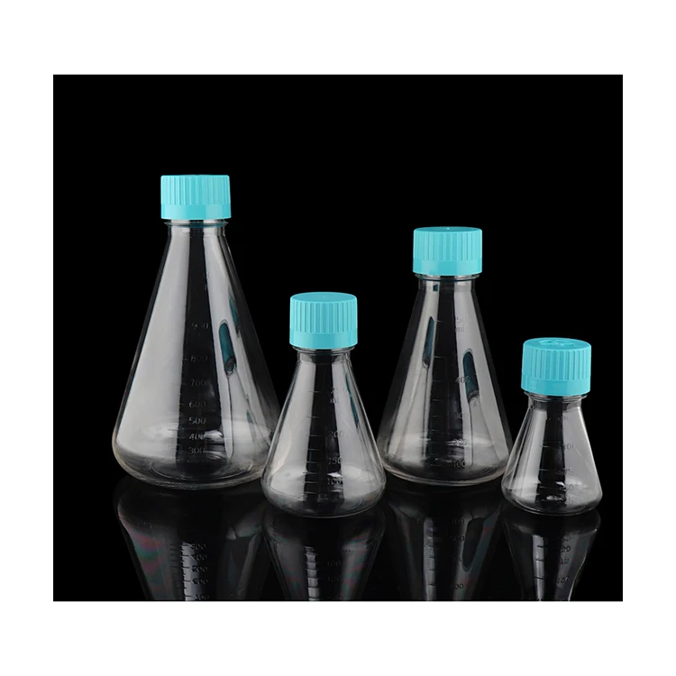 Горячая Распродажа колбы 125 мл ПЭТГ Erlenmeyer колбы