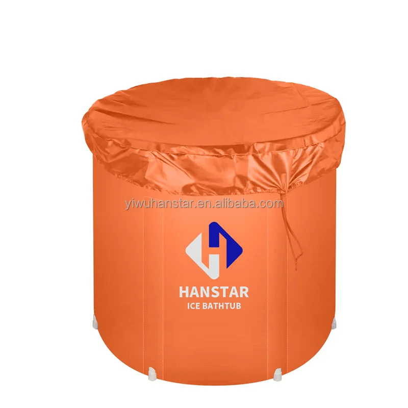Customized size Ice bath tub fabric three layer ice barrel bath inflatable and portable ice bath