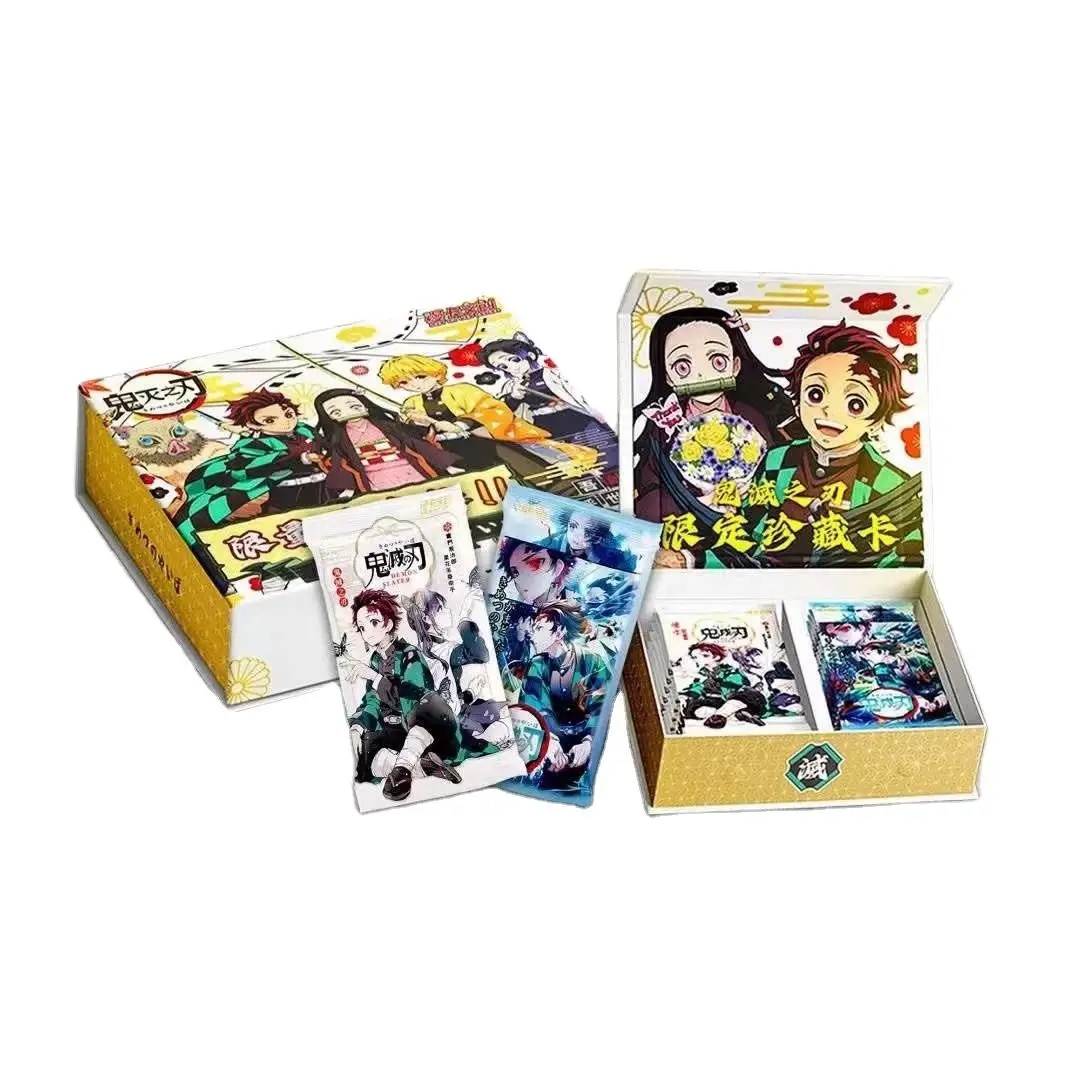 Оптовая продажа Япония аниме демон убийца TCG CCG открытки редкое Tanjirou Kamado Nezuko коллекционные карточки игрушки для детей подарок