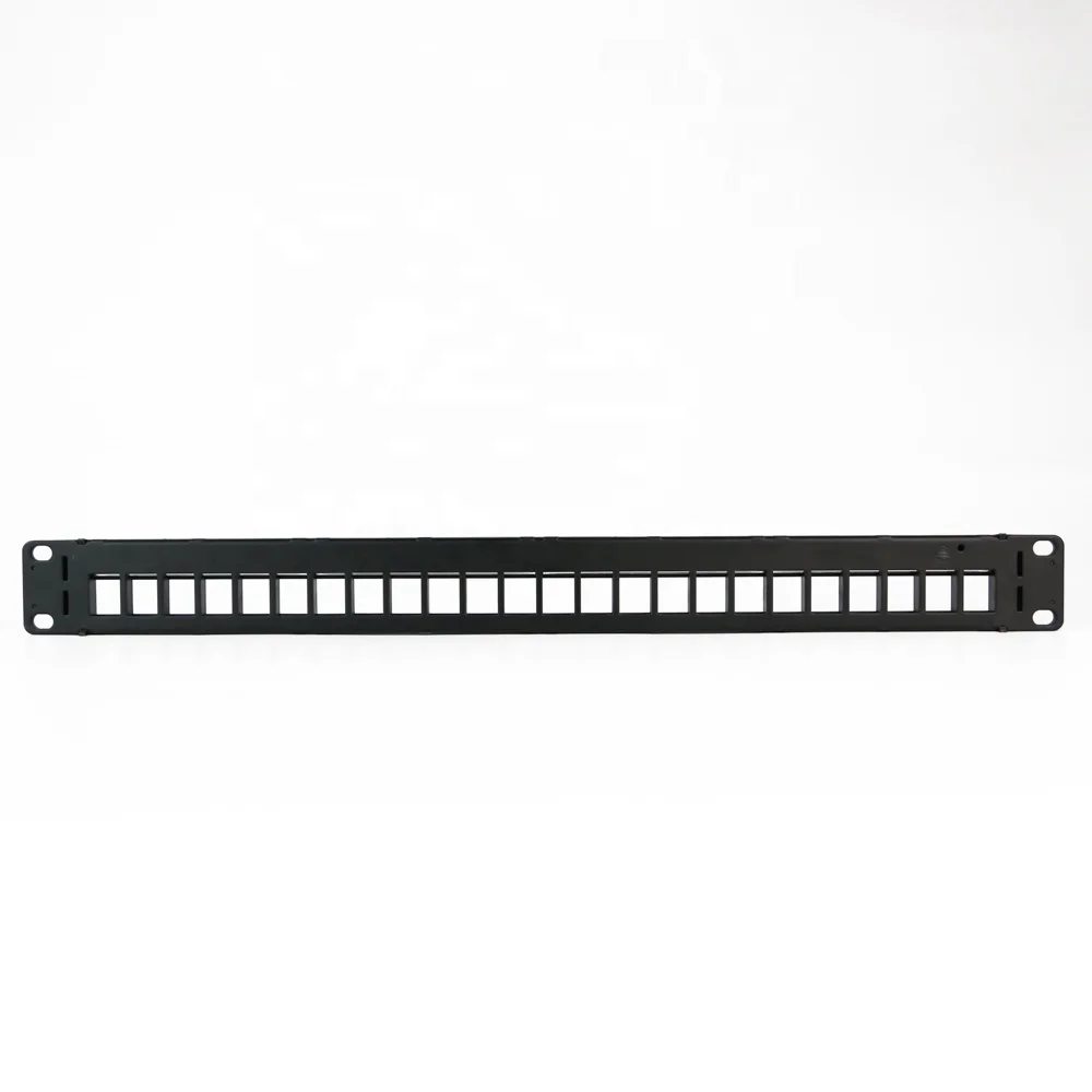  Пустые Модульные Разъемы UTP RJ45 патч-панель с 24
