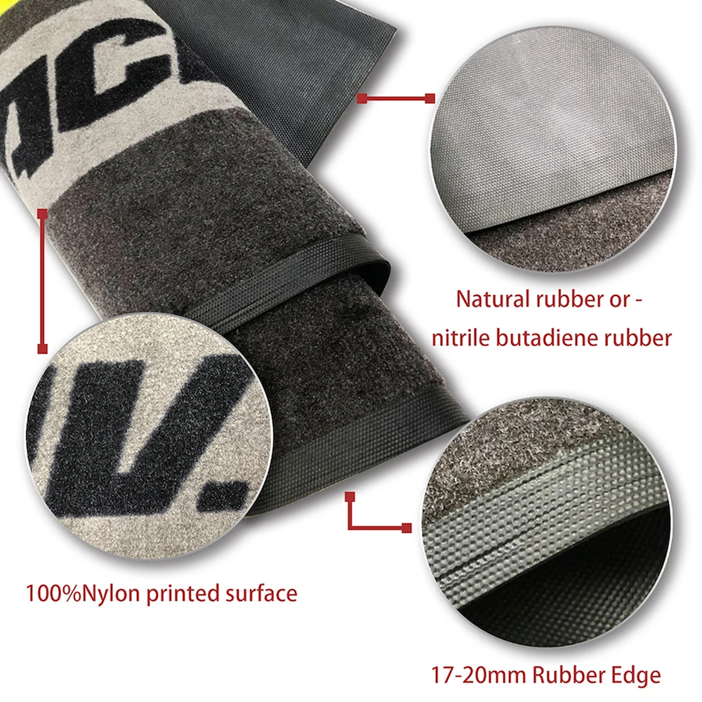 Commercial Door Mats with High Quality Modern Living Room Carpets Custom Nitrile Nylon Rugs With Logo