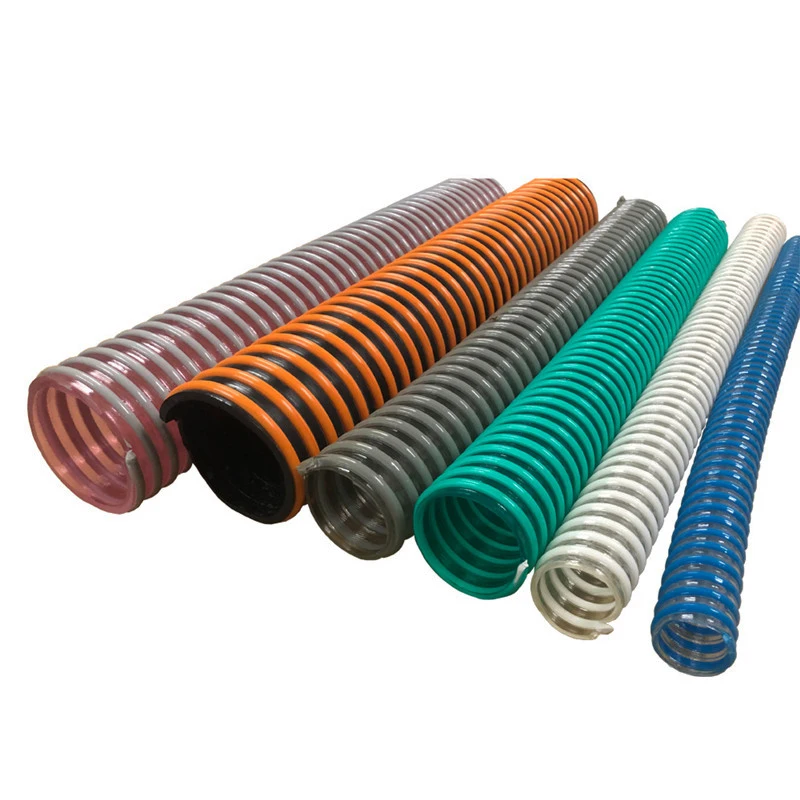 Factory direct suction hose ribbed type corrugated plastic hose sand suction pipe pvc spiral with sale price