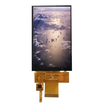 DAS Best selling 5 inch 5' TFT LCD display module 720x1280 MIPI 4 lane interface 24PIN  IPS for thermometer  GPS devices
