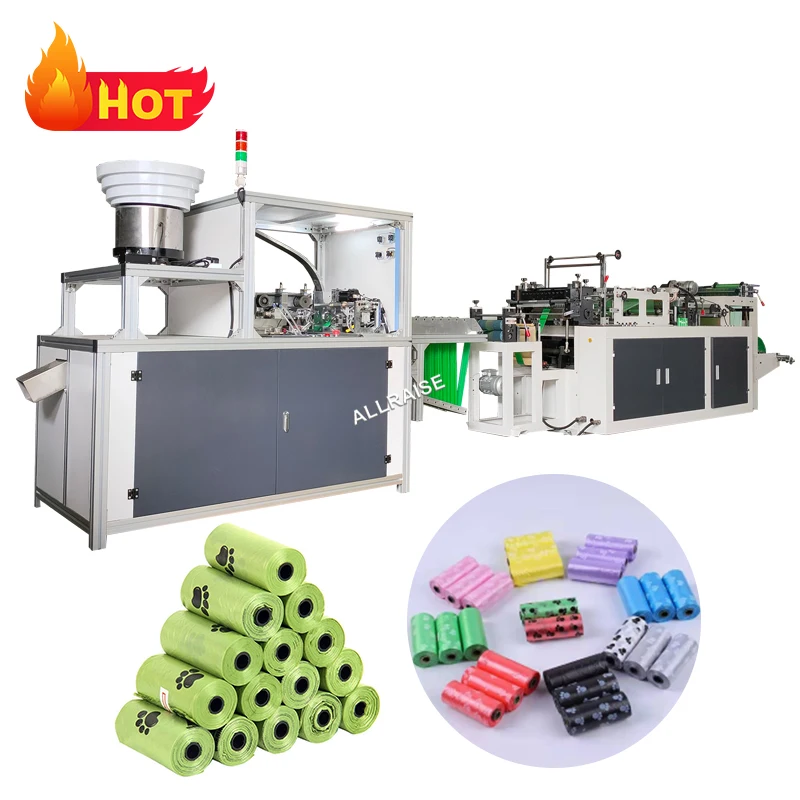 High Speed Automatic Plastic Bag Making Machine Garbage Bag Making Machine Pe Biodegradable Plastic Bag Roll Making Machine