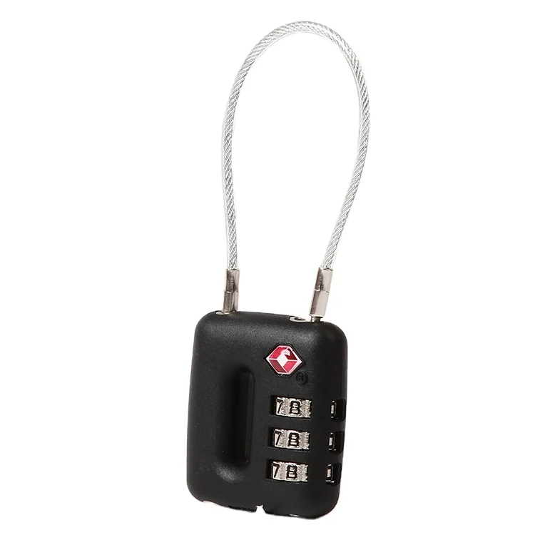 Travelsky tsa approved locks safe travel mini  tsa 3dial combination lock