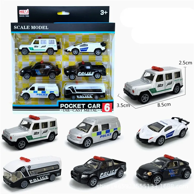Window boxed alloy die-casting fire truck sports car military rescue mountain toy car series