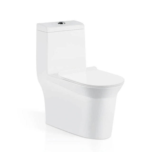 
one piece toilet bowl home Strong momentum Cyclone Flushing floor mounted toilet 