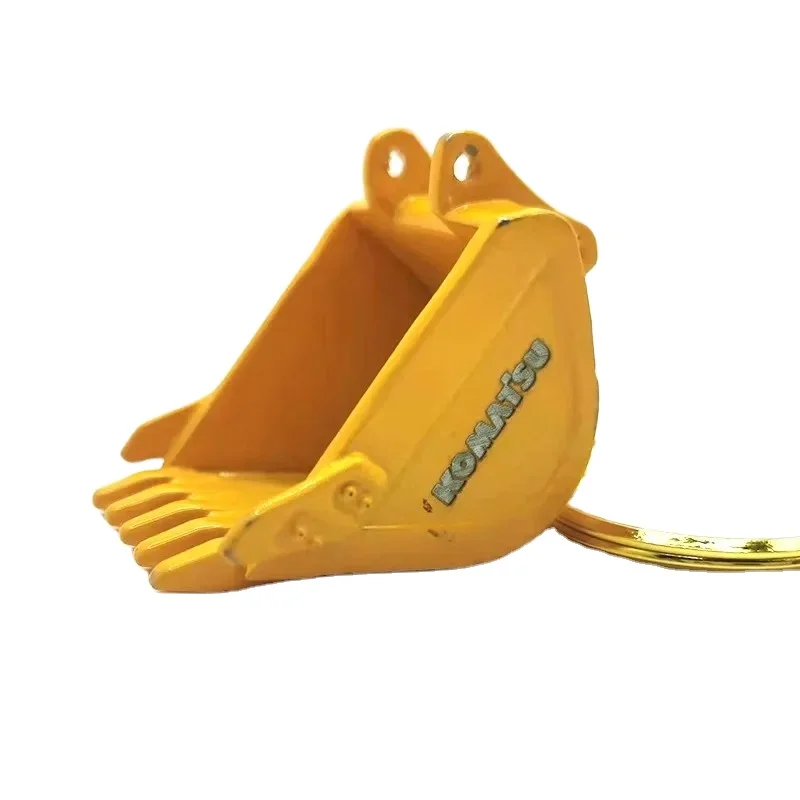 For Doosan Sany Liugong Komatsu Cat Hitachi Excavator Bucket Keychain Personality Creative Keychain Alloy