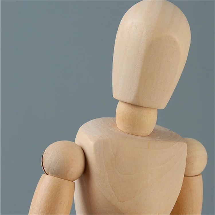 Artist Painting Model Mannequin Jointed Doll for Art Drawing Human Figure Mini Wood Manikin Sketching Lay Figure