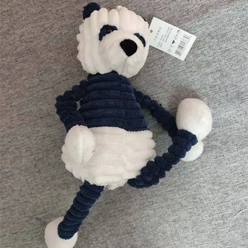Wholesale plush baby doll soft animal striped cotton doll newborn gift bunny plush custom dog toy