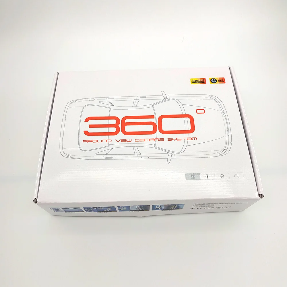 HS Hisilicon 360 Degree Panoramic 2D  AVM Birds Eye View Car Camera surrounding view System