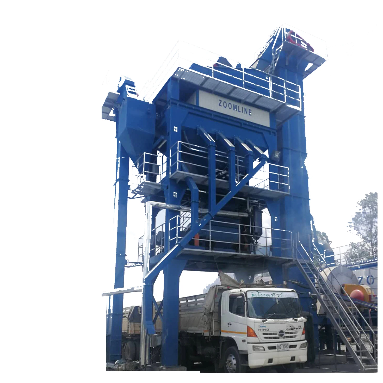 The new 120t/h stationary asphalt batching plant price