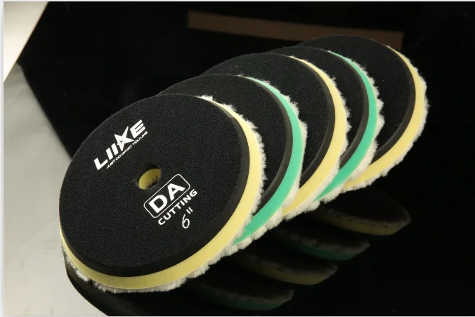 Steak woolen cutting pad for car  polishing