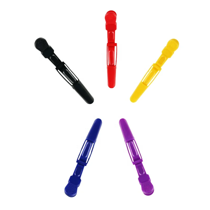 Wholesale Pastel Alligator Hair Clips Professional Crocodile Clips For Hair Salon Styling Plastic Hair Clips