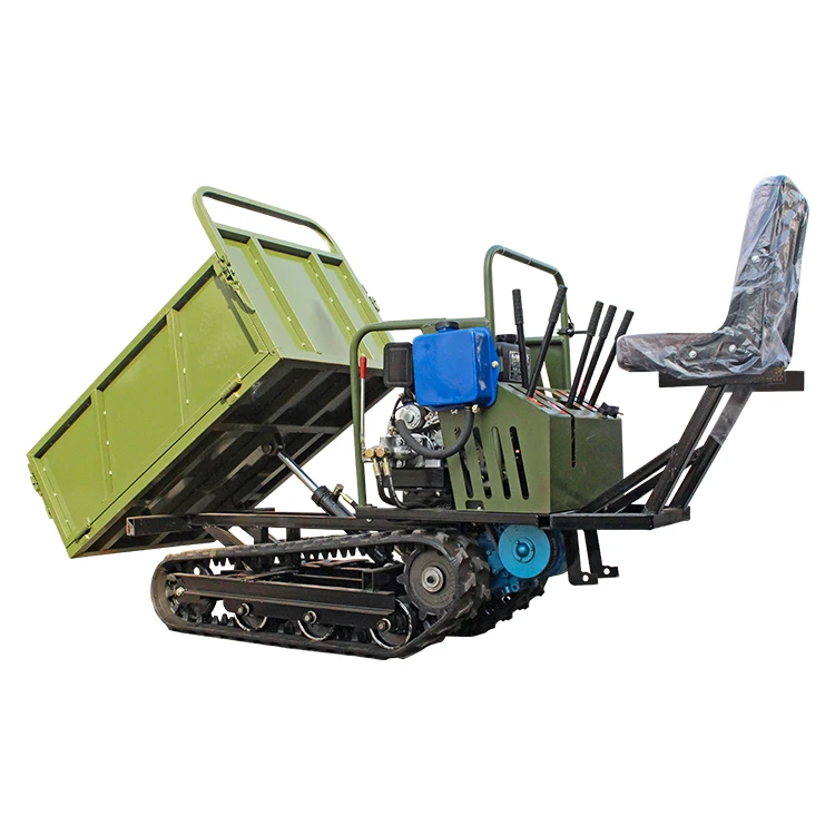 Power Barrow Crawler Tracked Mini Dumper Rubber Track