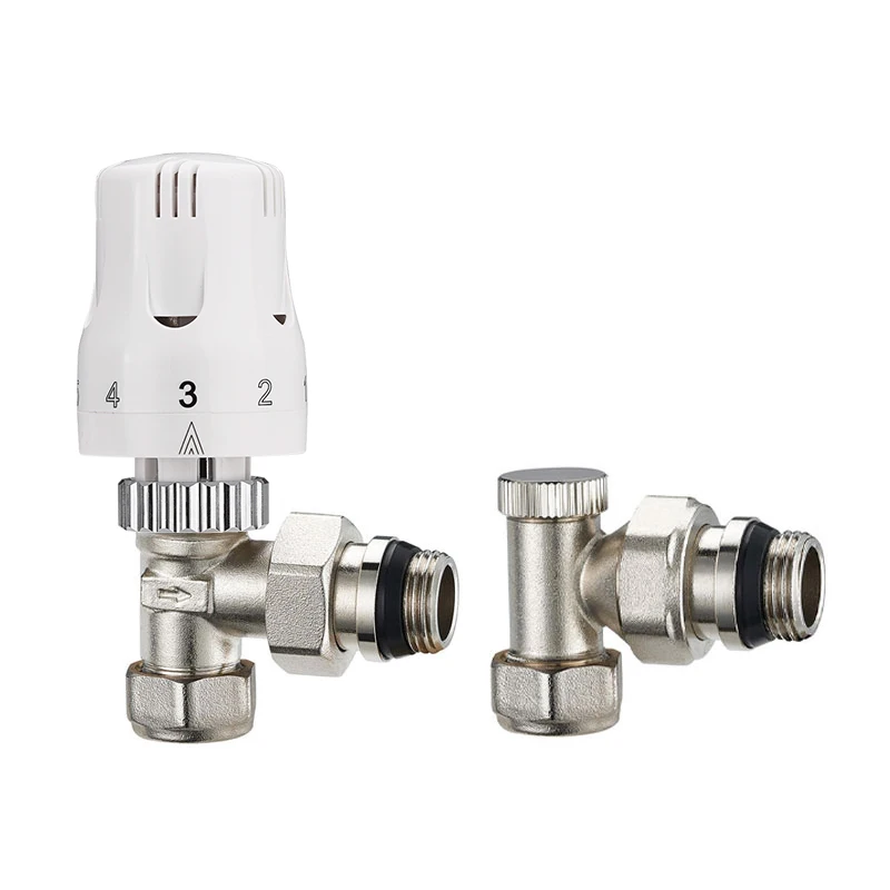 Threaded self-sealing waterproof angel floor heating pex radiator valve