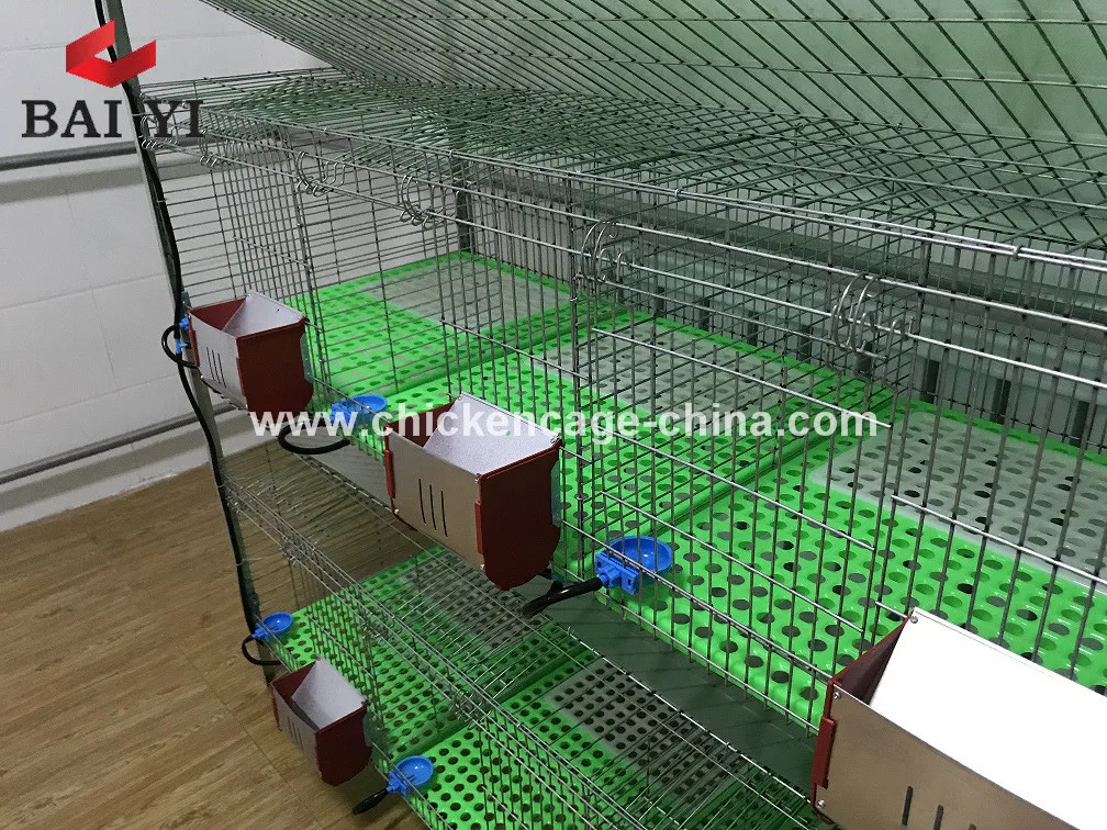 cheap price 3 tier female rabbit cage for zimbabwe