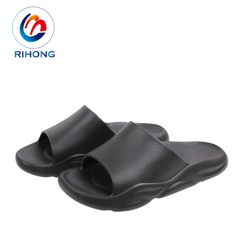 Guangzhou factory custom private logo flat flatfrom eva pvc unisex colorful yeezy slide sandal