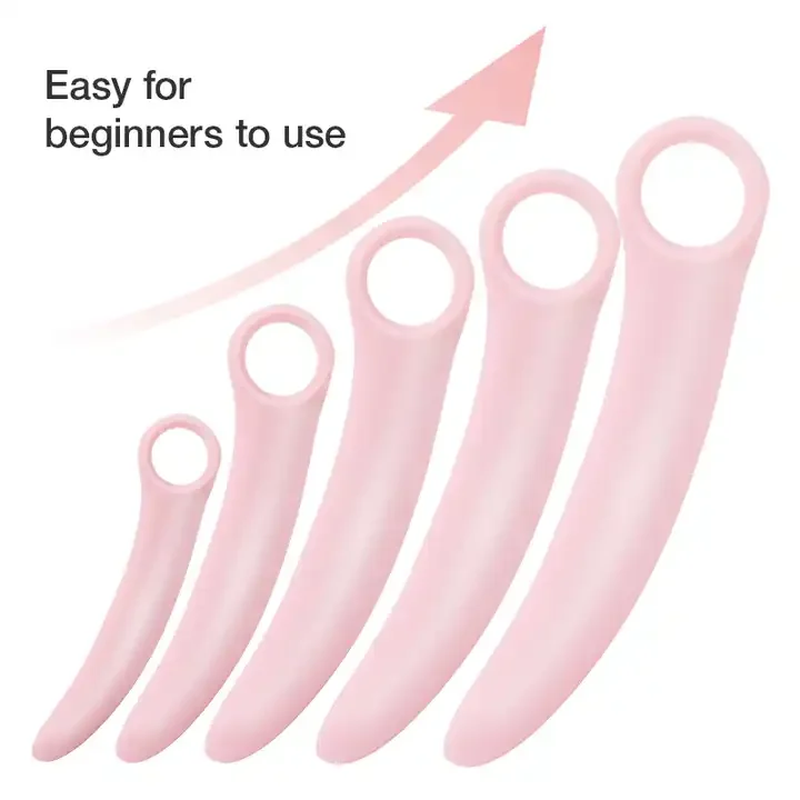 Super Soft Silicone Vaginal Anal Plug Dilator Anus Expand Set Dildo Comfort Gradual Prostate anal Dilation Sex Toys For couple