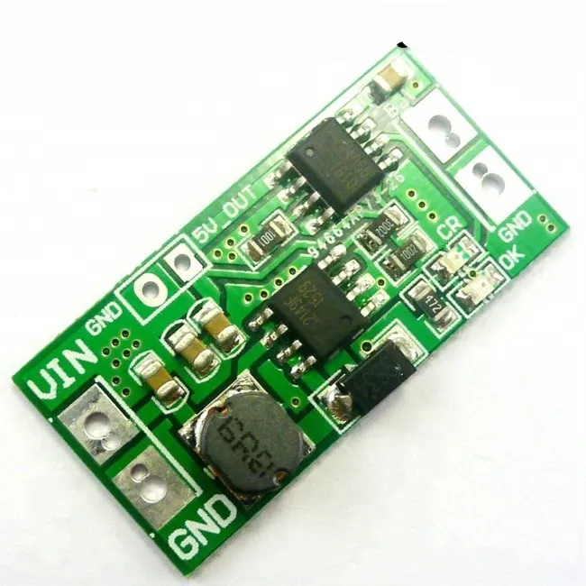 2 in 1 Boost Charger Module & DC DC Step Up Converter DC 2.5V 3V 3.3V 3.7V to 4.2V 5V Charging board DD05CRTA