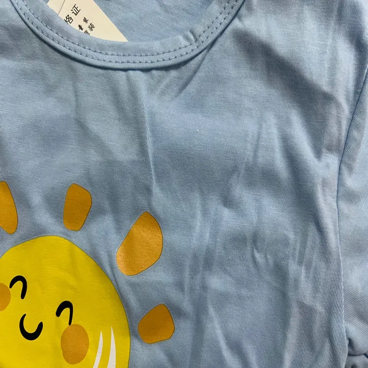 XL-2XL Детская Хлопковая футболка с коротким рукавом 0 7 долларов
