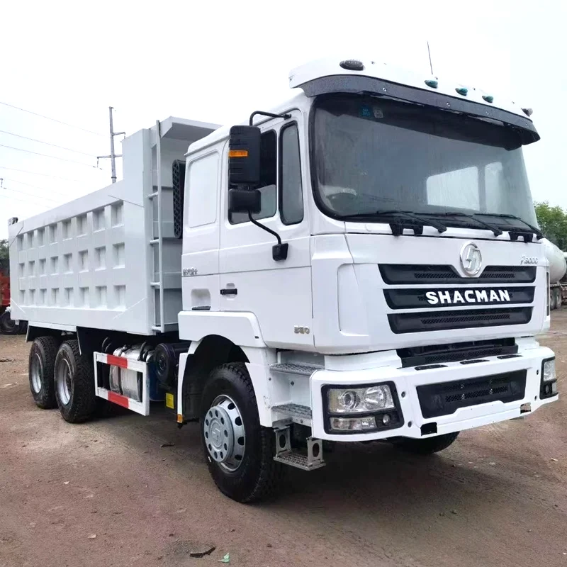 Shacman F3000 левый рулевой сверхмощный 8*4 20 т дизельный 380HP использованный опрокидывающийся самосвал 8x4 для строительства