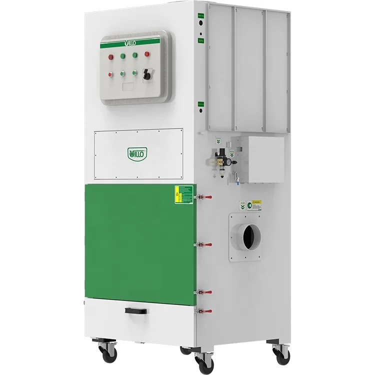 2HP High Pressure Explosion Proof Powder Industrial Dust Collector for Lithium Battery Workshop