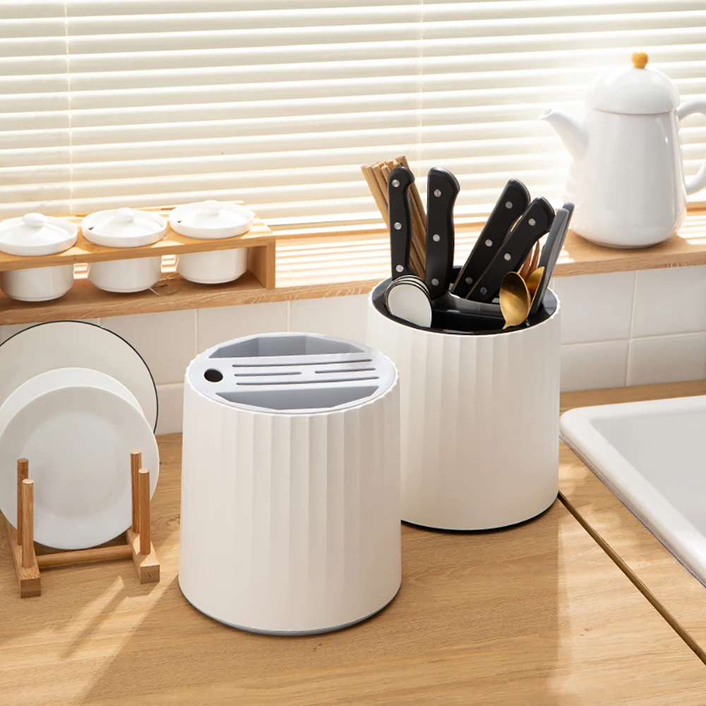 Пластиковая подставка для ложки и вилки OUK, набор подставок для кухонных ножей