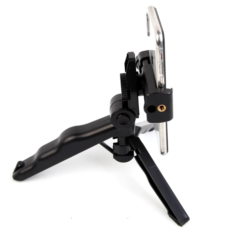 Mini Flexible Tripod Table Desktop 1/4 Screw photographic selfie ring light holder