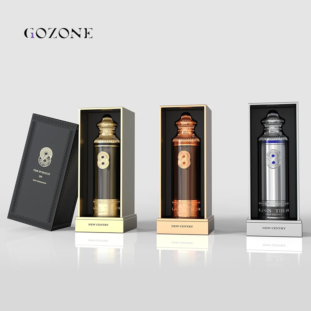 Quality Cologne 100Ml Round Black Coloured Arabic 30 Ml Luxury Perfume Packaging Bottles