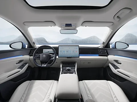 BYD Qin L dm-i роскошный седан Новый энергетический автомобиль левое рулевое управление автоматическая коробка передач кожаные сиденья панорамный люк R16 Euro VI ACC